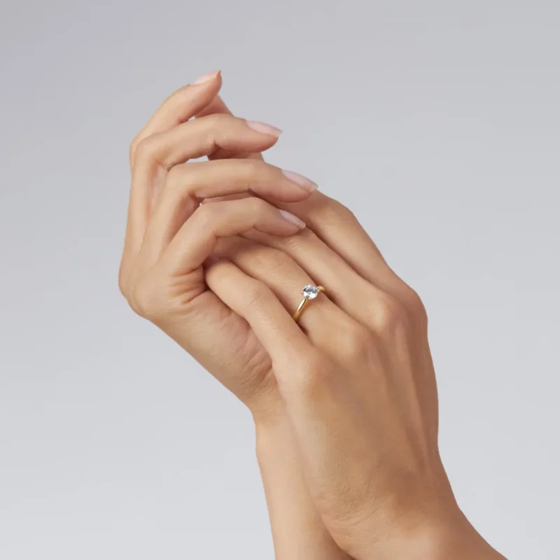 Bague de Fiançailles Solitaire – Image 2