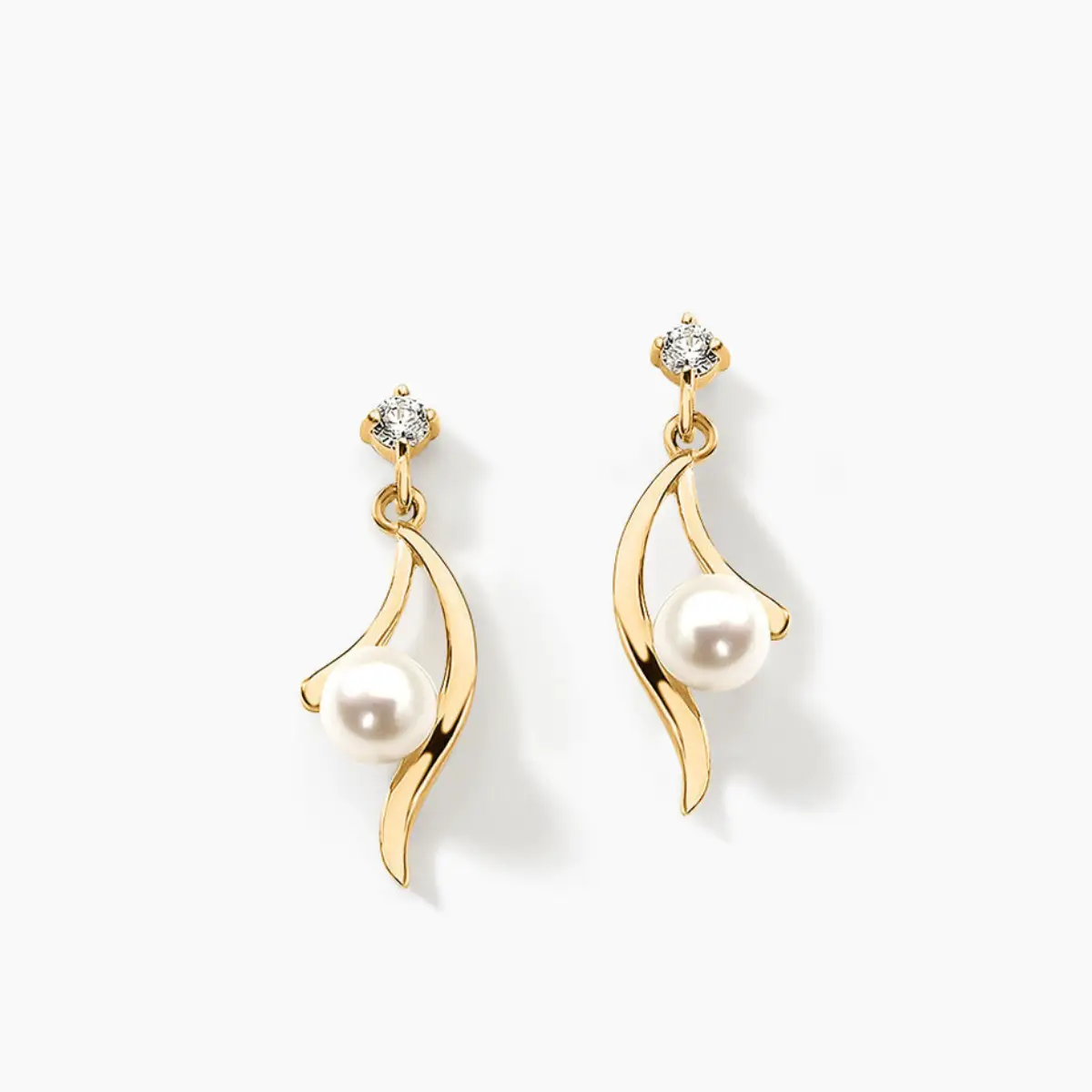 Boucles D'oreilles Pendantes Orientale Or