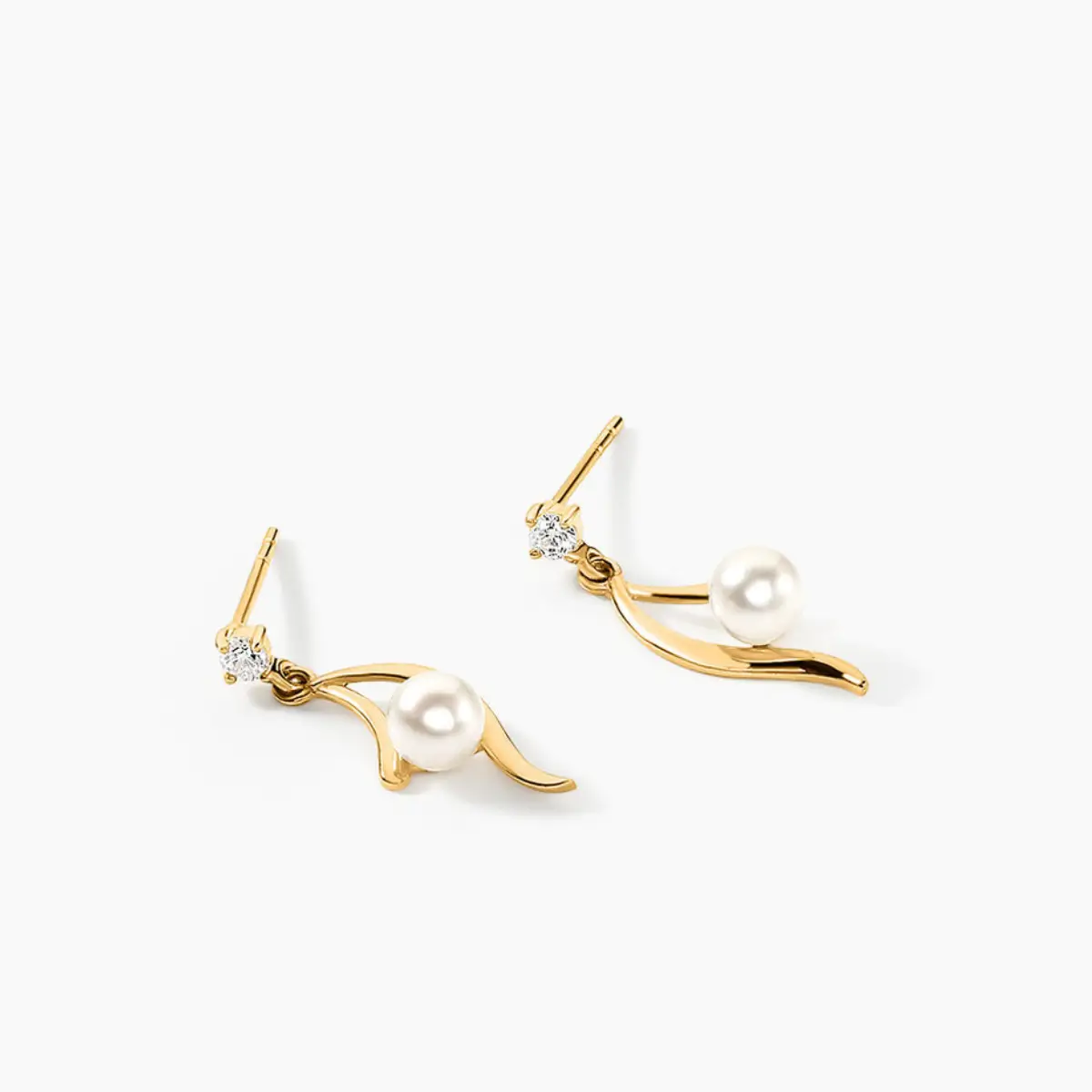 Boucles D'oreilles Pendantes Orientale Or – Image 3