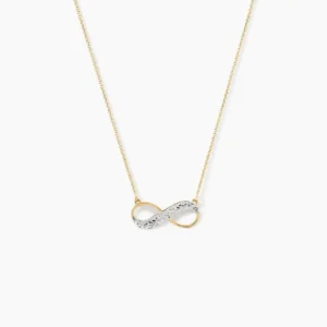 Collier Lyana Infini Diamante Or Jaune